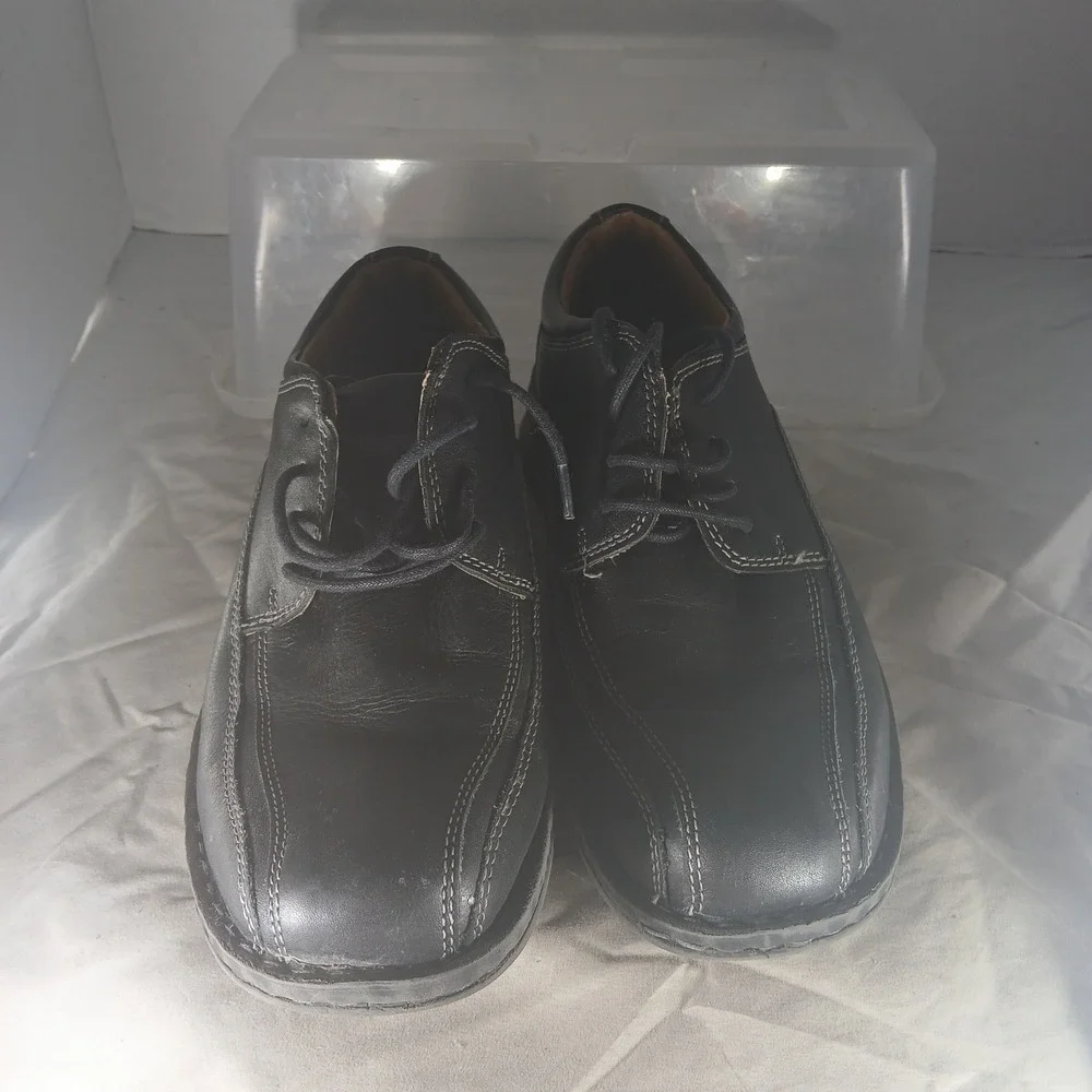 Dockers ProStyle Oxford Shoes 7M Black Leather‎ All Motion Comfort 90-29024